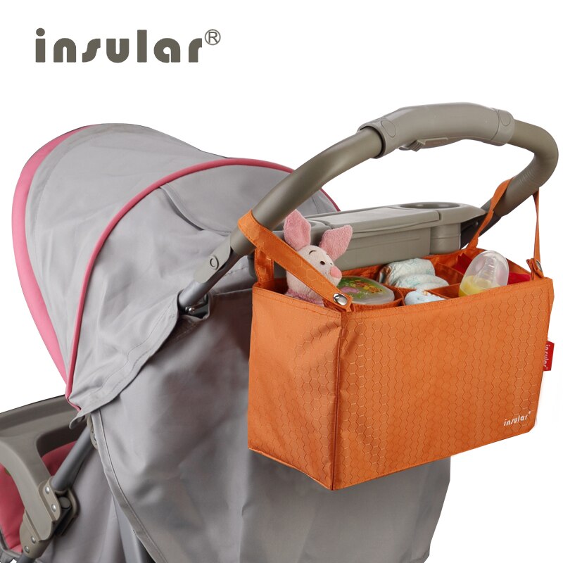 Baby Nursery Backpack - Insular Baby Stroller Bag Mummy Organizer