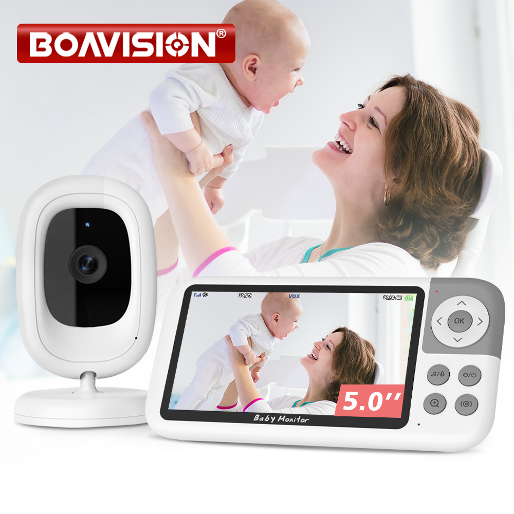Wearable Baby Monitor - 5.0 inch 720P Video Baby Monitor