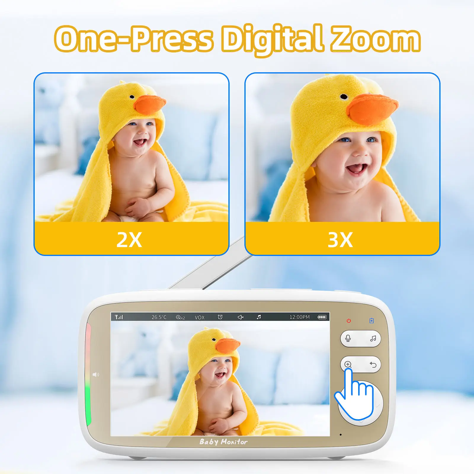 VB803 PRO Baby Monitor with 2p - огляд і ціна Wearable Baby Monitor