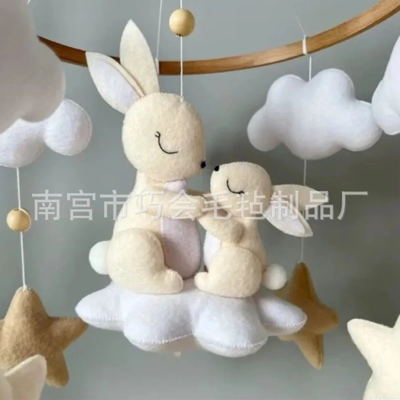 Handmade Soft Felt Bunny Baby  - огляд і ціна Baby Nursery Neutral