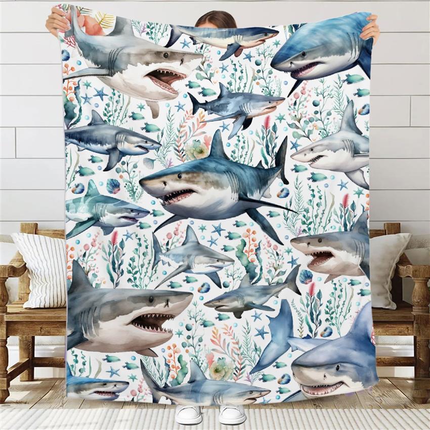 Nautical Ocean Life Shark Prin - огляд і ціна Baby Nursery Ocean Theme