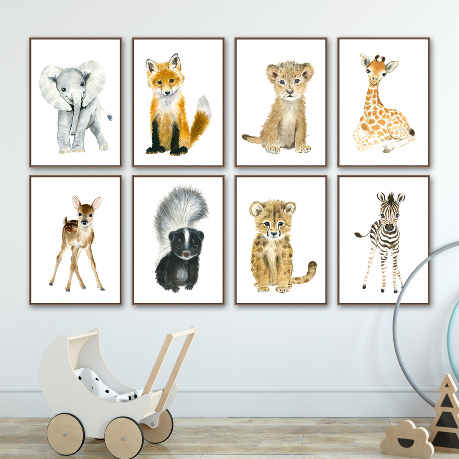 Elephant Fox Zebra Giraffe Leo - огляд і ціна Baby Nursery Giraffe