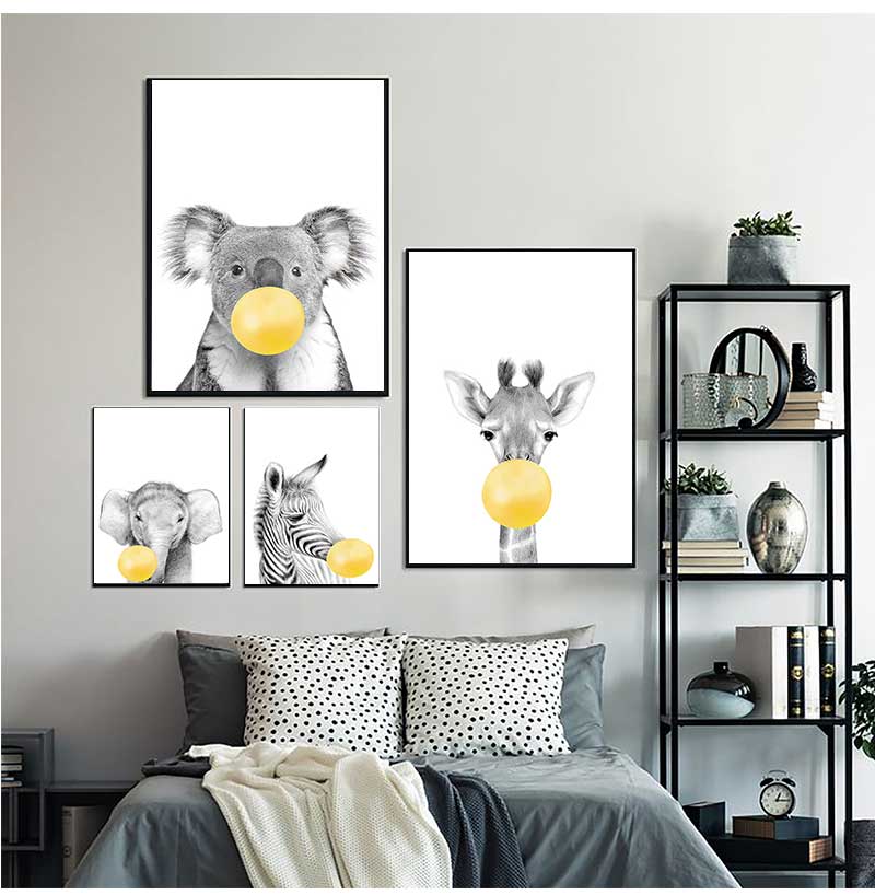 Baby Nursery Yellow Balloons A - огляд і ціна Baby Nursery Yellow Walls