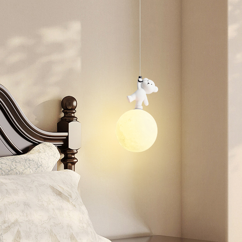 Bear Lamp Cartoon Nursery Room - огляд і ціна Baby Nursery Light Fixture
