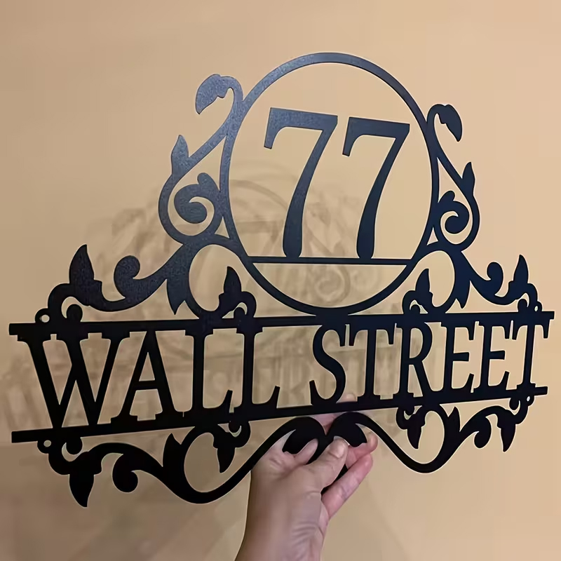 Custom Metal House Number & St - огляд і ціна Baby Nursery Sign