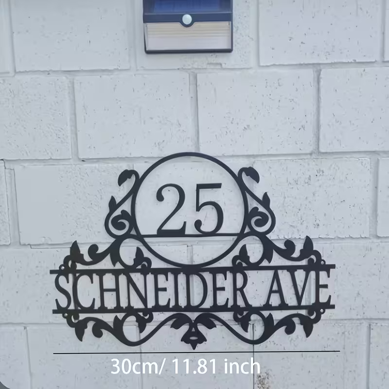 Custom Metal House Number & St - огляд і ціна Baby Nursery Sign