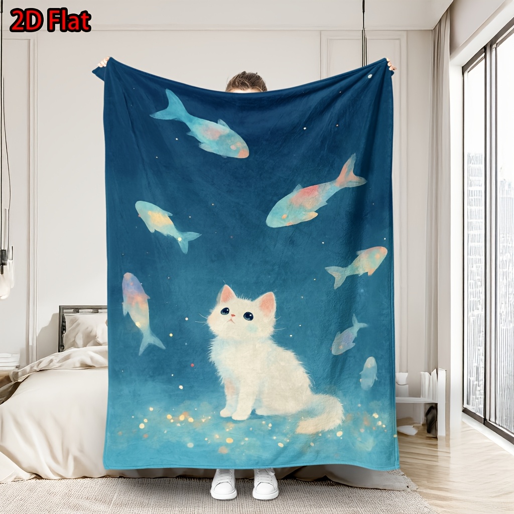 Cute Whimsical Cat Underwater  - огляд і ціна Baby Nursery Ocean Theme
