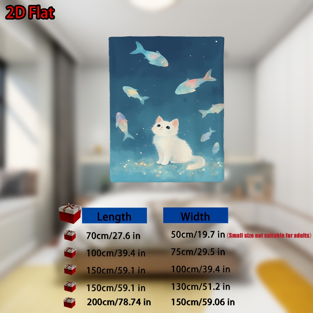 Cute Whimsical Cat Underwater  - огляд і ціна Baby Nursery Ocean Theme