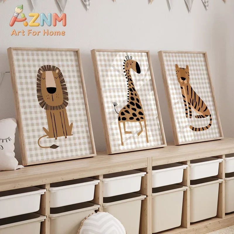 Lion Tiger Elephant Giraffe Ju - огляд і ціна Baby Nursery Giraffe