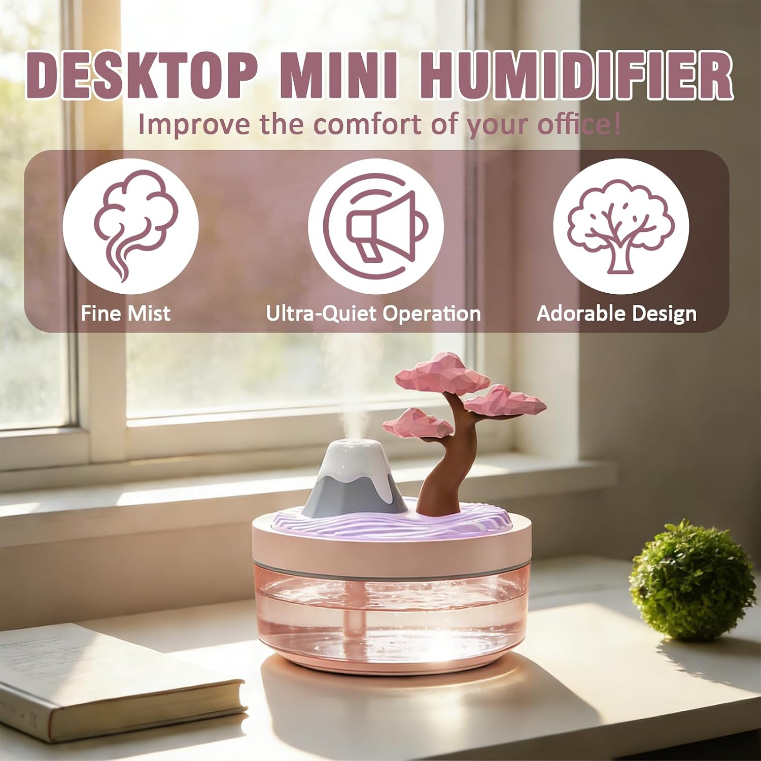 2026 New Upgrade Cherry Blosso - огляд і ціна Humidifier Nursery Quiet