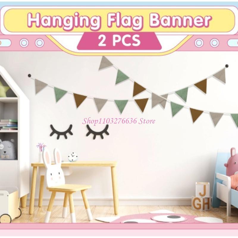 R6FD Soft Fabric Bunting Banne - огляд і ціна Baby Nursery Neutral