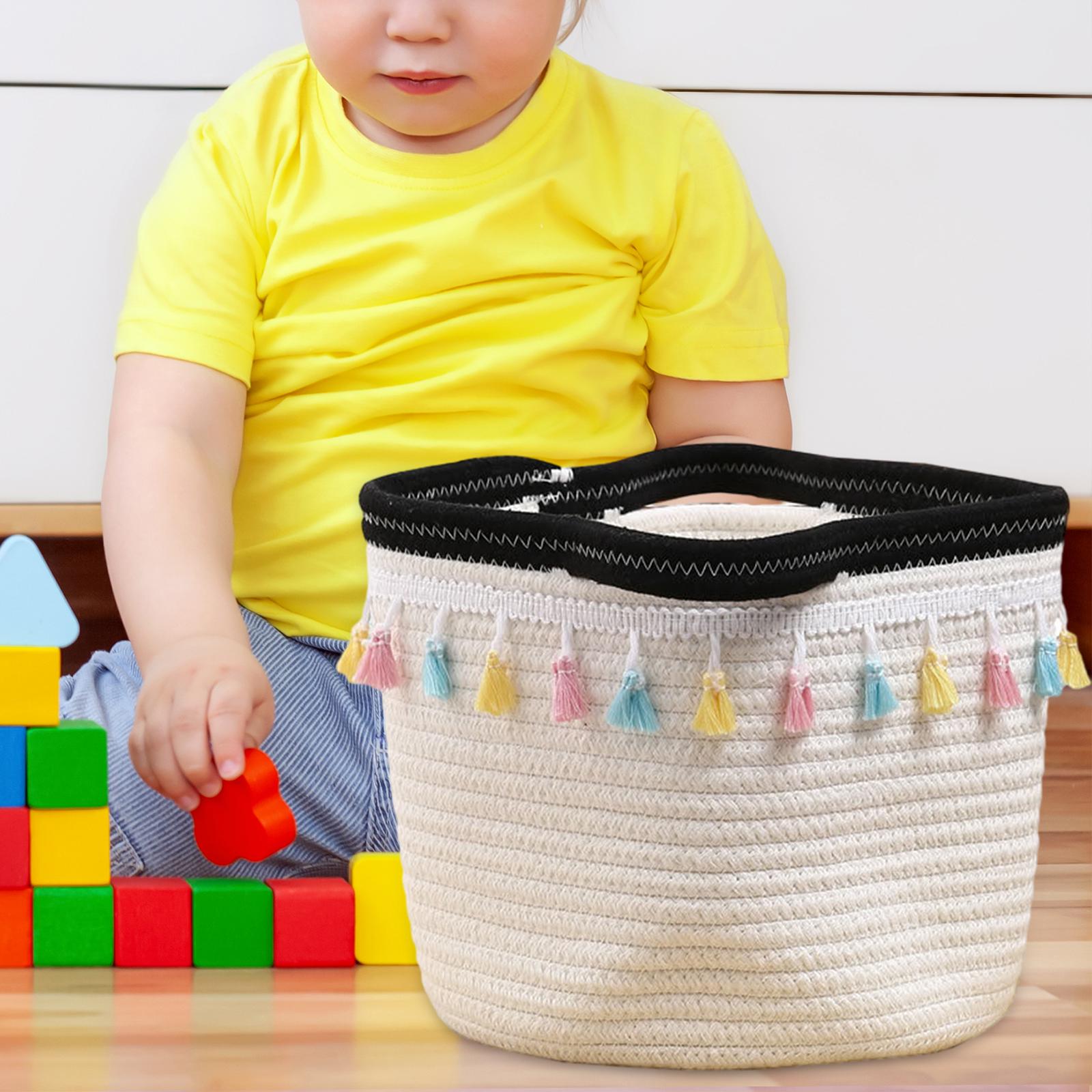 Foldable Cotton Rope Laundry H - огляд і ціна Baby Nursery Laundry Basket
