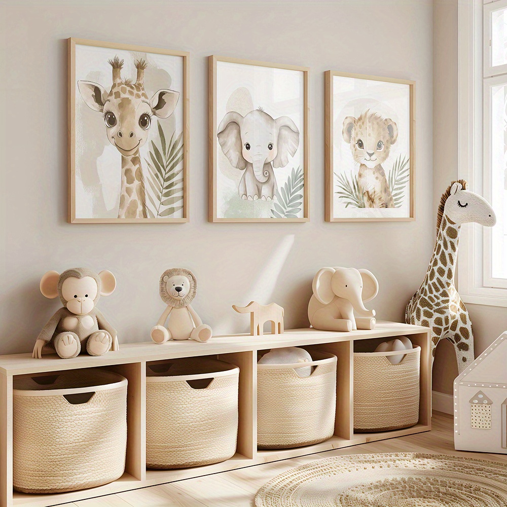 Giraffe Elephant Leopard Jungl - огляд і ціна Baby Nursery Giraffe