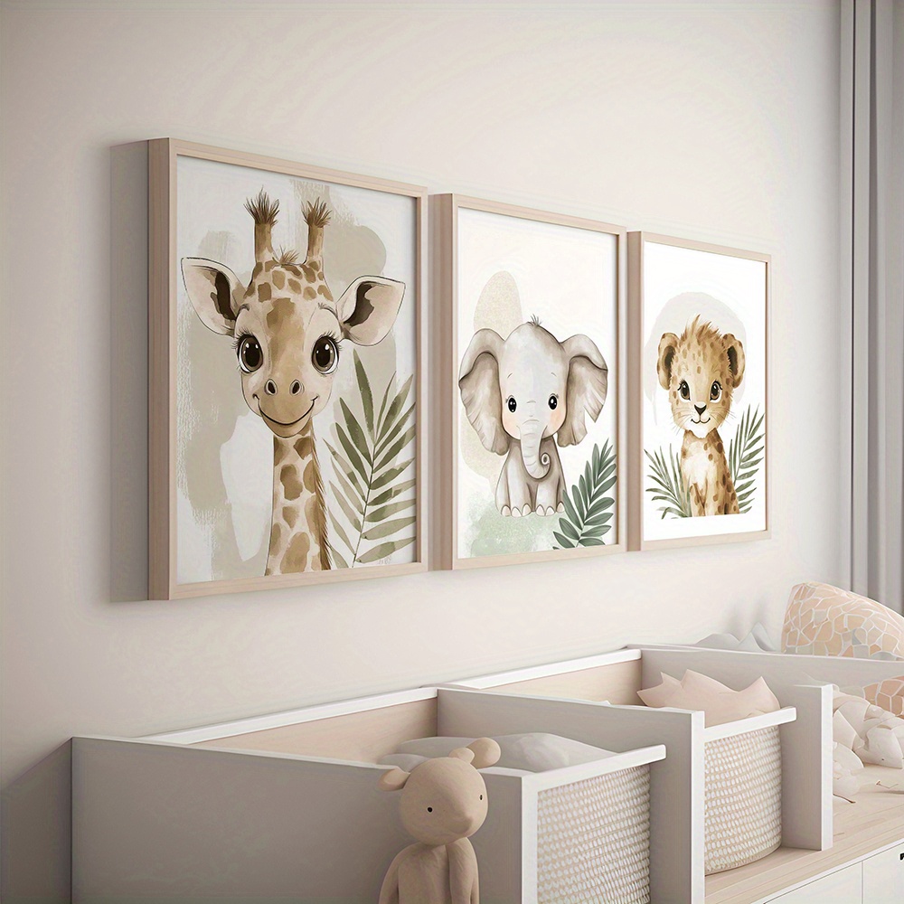 Giraffe Elephant Leopard Jungl - огляд і ціна Baby Nursery Giraffe