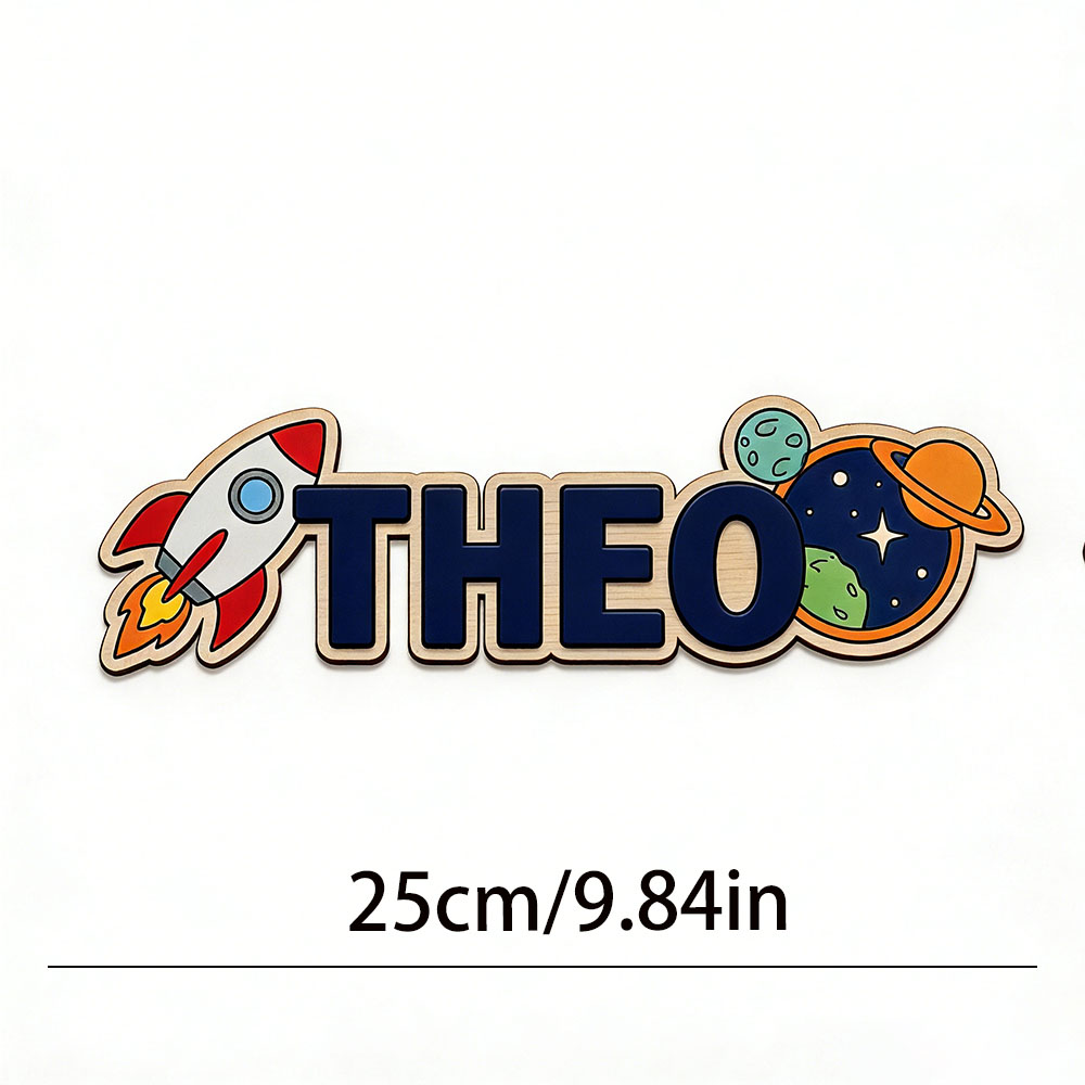 Personalized Space Rocket Name - огляд і ціна Baby Nursery Sign
