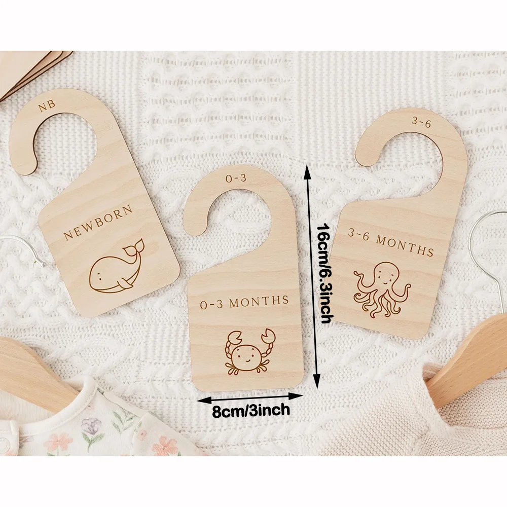 Set of 6 Baby Wardrobe Divider - огляд і ціна Baby Nursery Ocean Theme