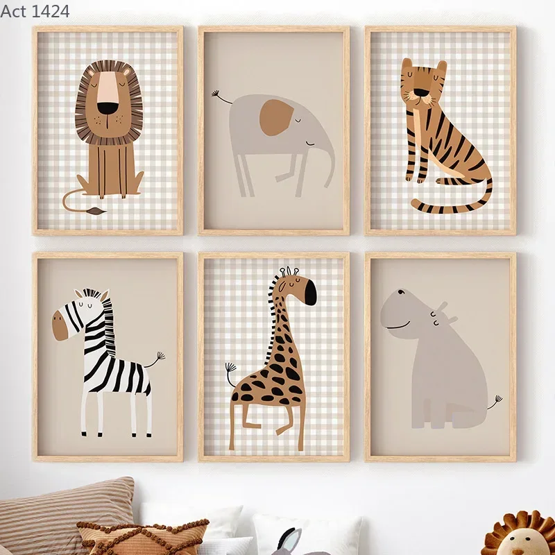 Lion Tiger Elephant Giraffe Ju - огляд і ціна Baby Nursery Giraffe