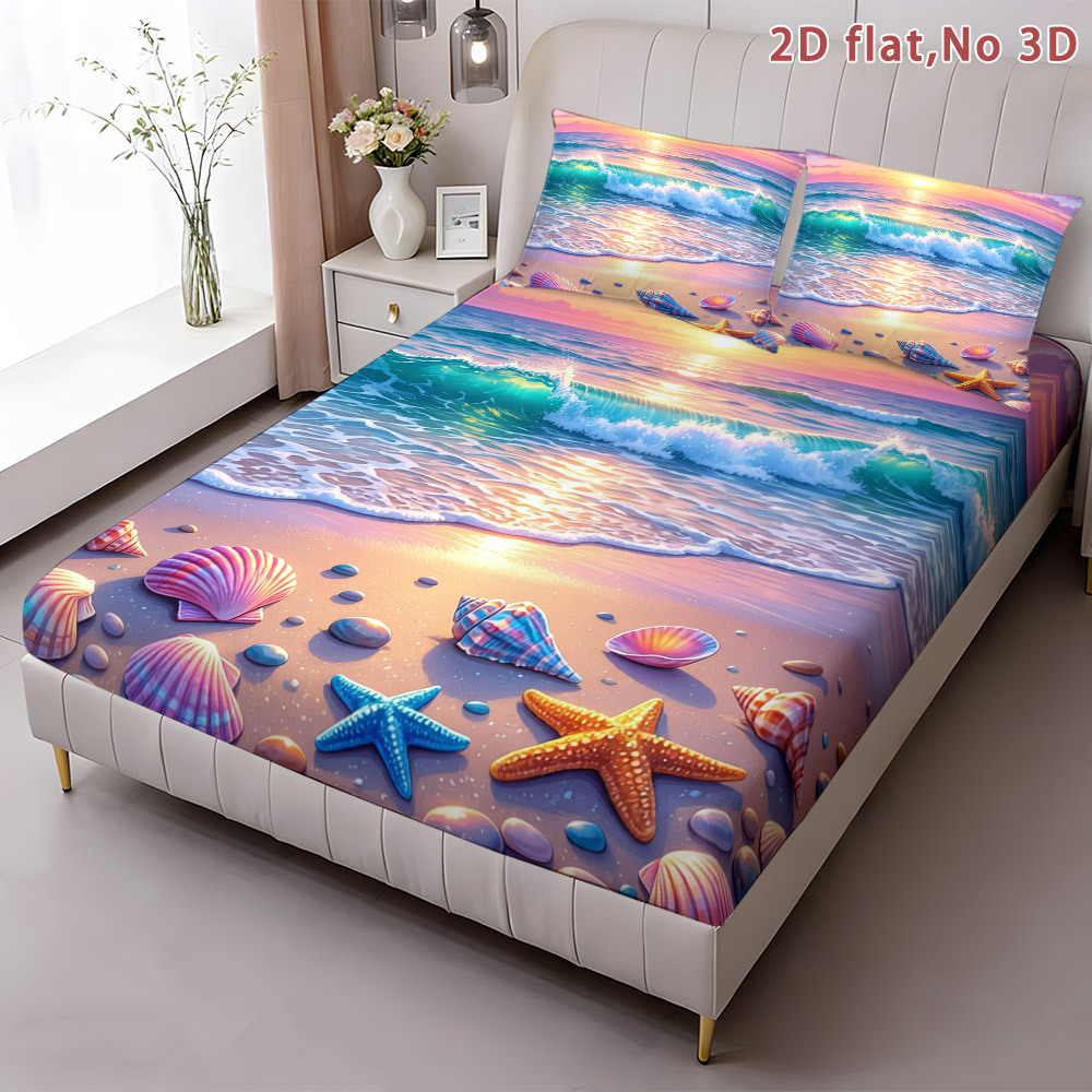 Ocean-Themed Fitted Sheet, Pri - огляд і ціна Baby Nursery Ocean Theme