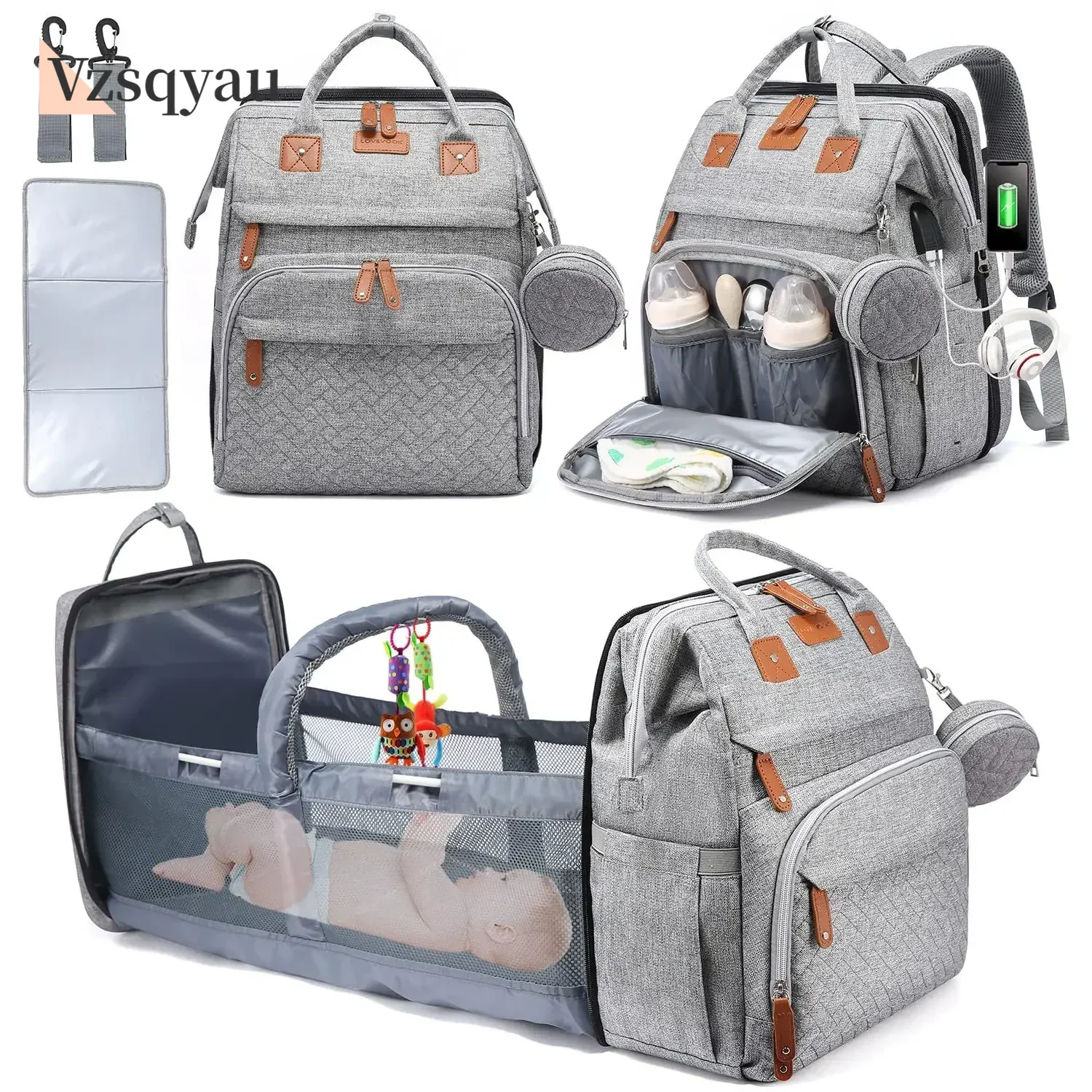 New Baby Nappy Changing Bags C - огляд і ціна Baby Nursery Backpack