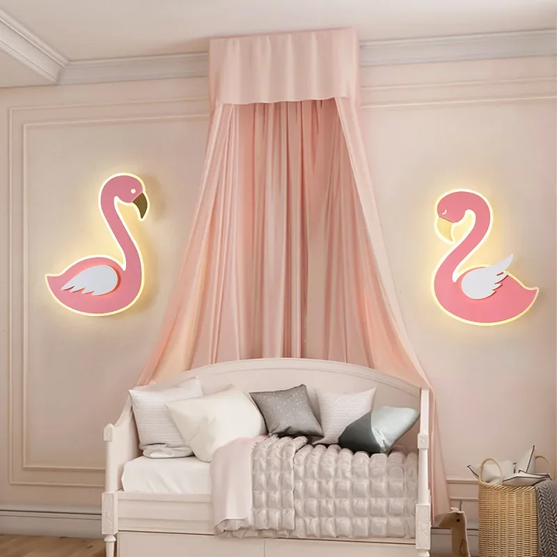 Flamingo LED Wall Lamp, Nordic - огляд і ціна Baby Nursery Light Fixture