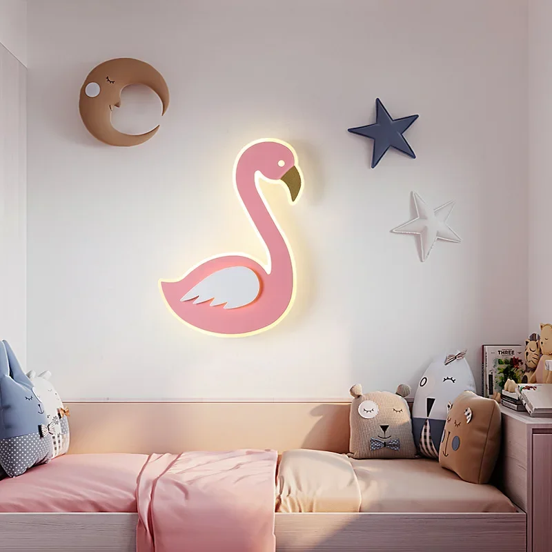 Flamingo LED Wall Lamp, Nordic - огляд і ціна Baby Nursery Light Fixture