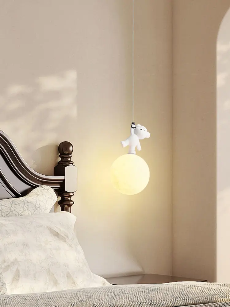 Bear Lamp Cartoon Nursery Beds - огляд і ціна Baby Nursery Light Fixture