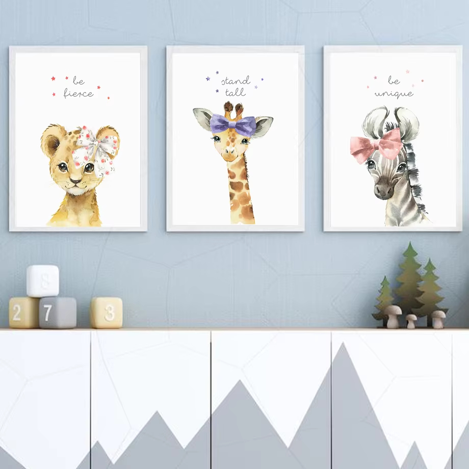 Lion Zebra Giraffe Elephant Hi - огляд і ціна Baby Nursery Giraffe