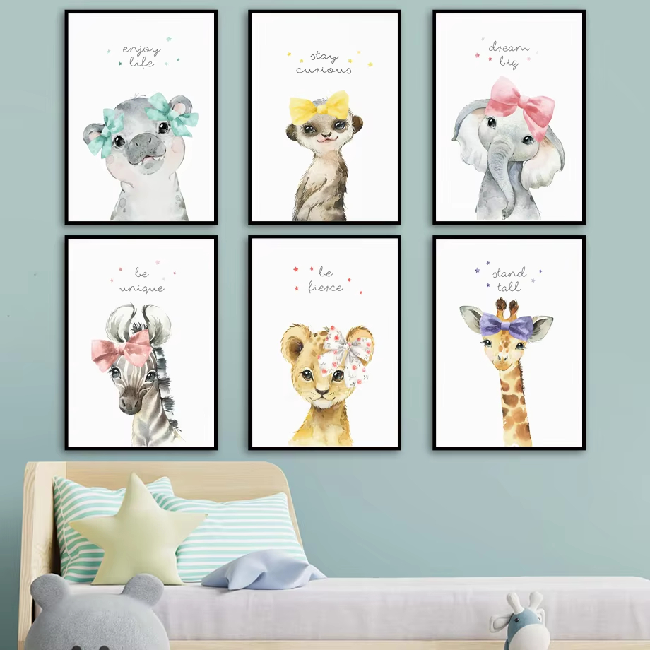 Lion Zebra Giraffe Elephant Hi - огляд і ціна Baby Nursery Giraffe