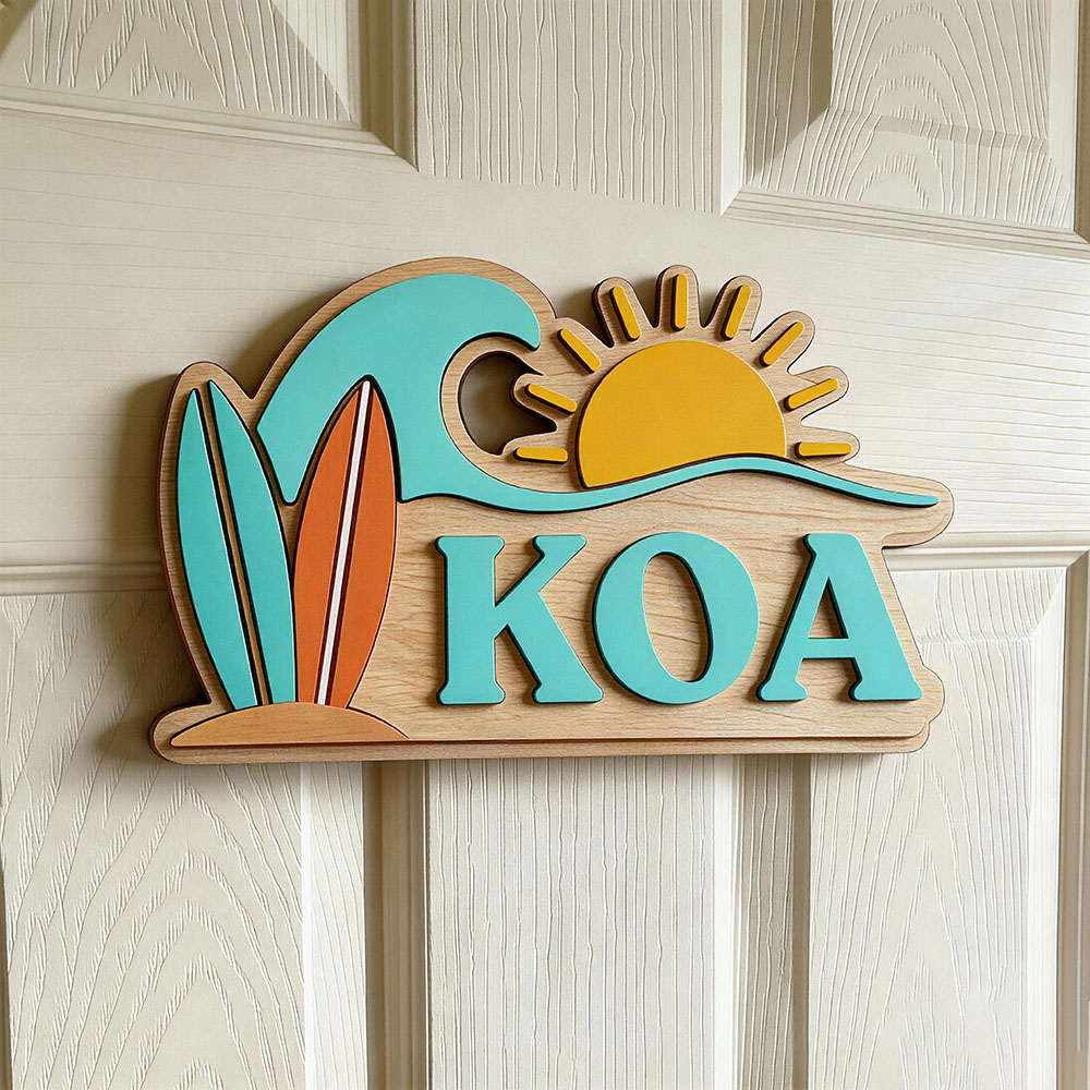 Custom Beach Wave Surfboard Su - огляд і ціна Baby Nursery Sign