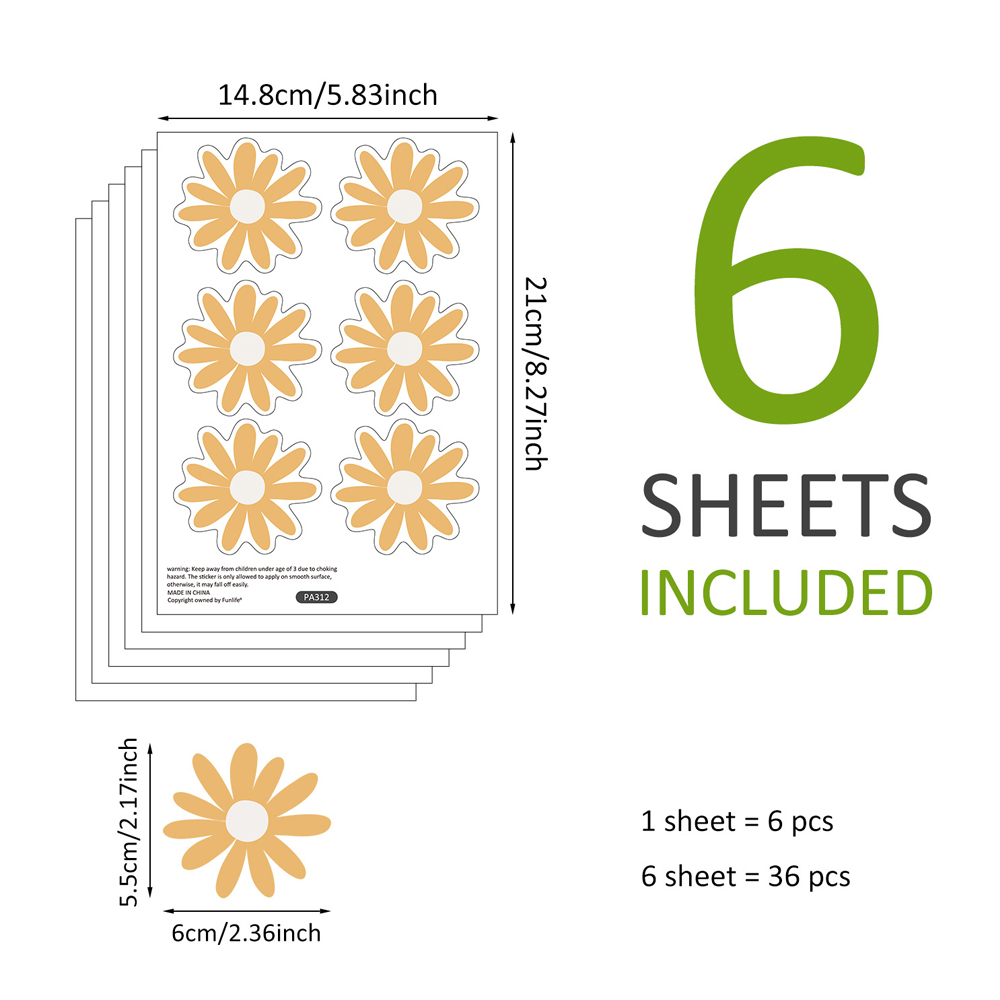Yellow Daisy Wall Stickers for - огляд і ціна Baby Nursery Yellow Walls